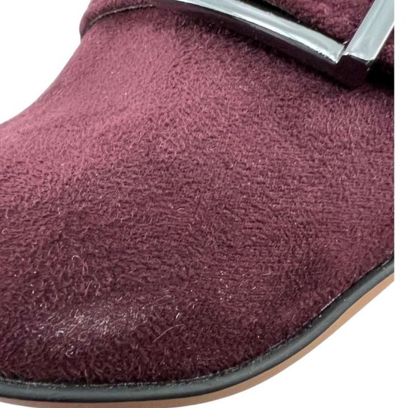 Franco Sarto | Women's Eugenia Heeled Boots | Burgundy | Size 8 - Picture 8 of 9